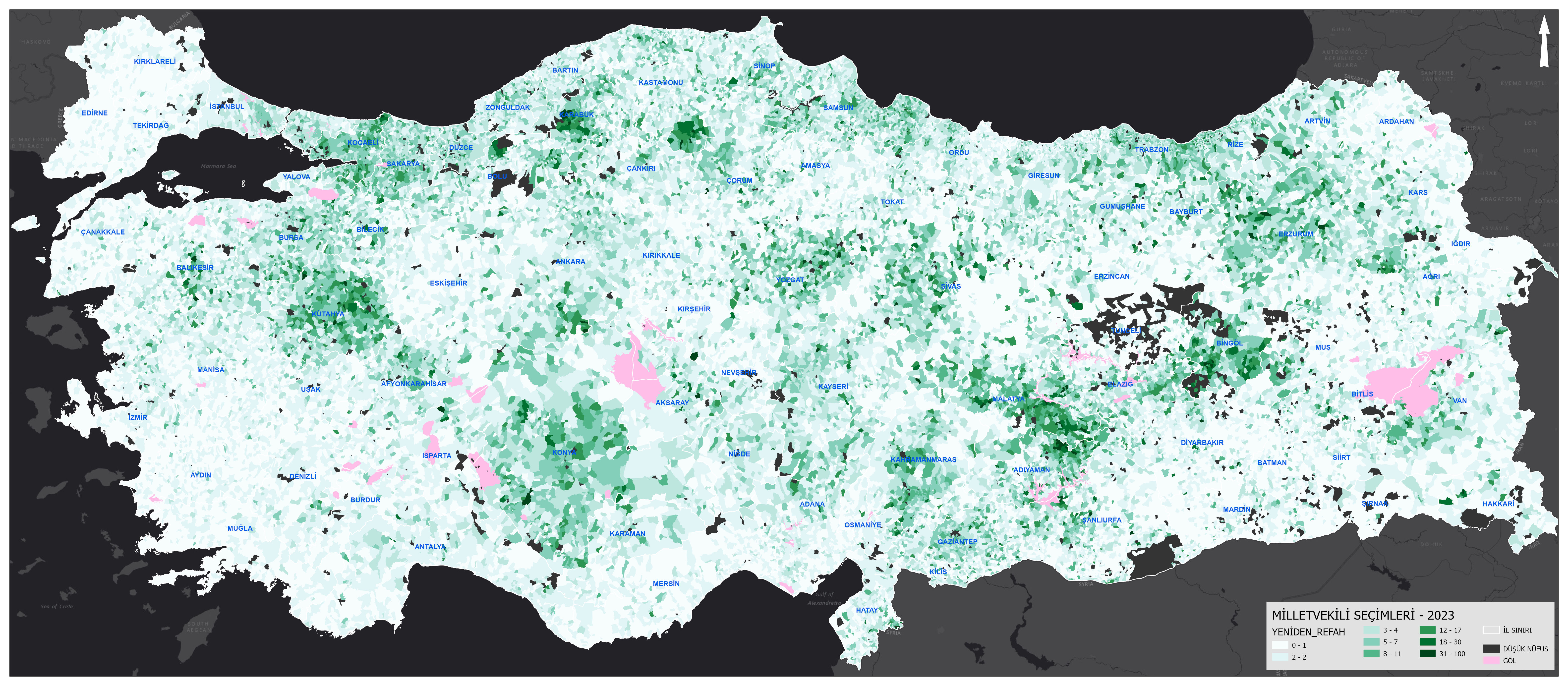 2023 Seçim Sonuçları Yeniden Refah Partisi Yüzdesi
