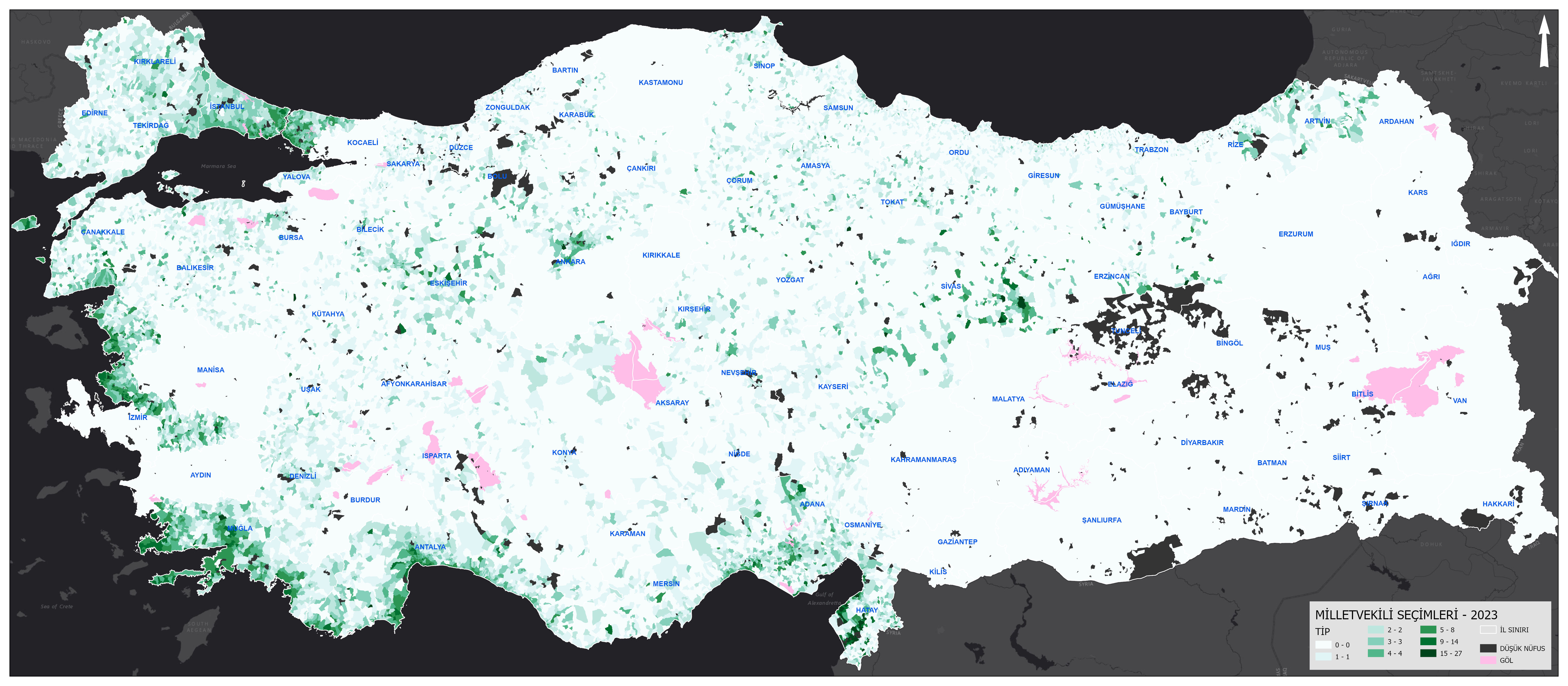 2023 Seçim Sonuçları TİP Yüzdesi