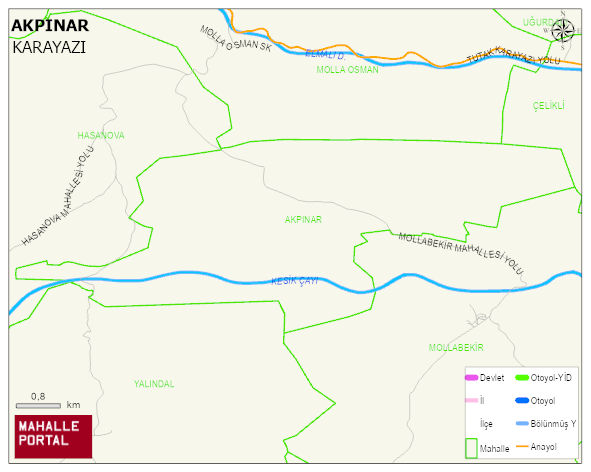 AKPINAR Mahallesi Haritası | Mahalle Sokak Haritası