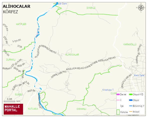 ALİHOCALAR Mahallesi Haritası | Uydu Görüntüsü ve Harita Detayları