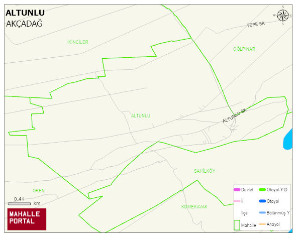 ALTUNLU Mahallesi Haritası | Mahalle Sokak Haritası