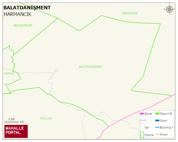 BALATDANİŞMENT Mahallesi Haritası | Uydu Görüntüsü ve Harita Detayları