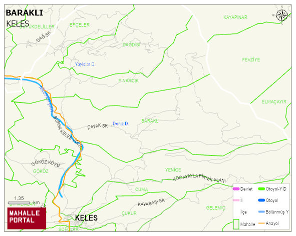 BARAKLI Mahallesi Haritası | Güncel Mahalle ve Köy Haritası