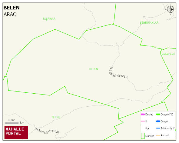 BELEN Köyü Haritası | Mahalle Sokak Haritası
