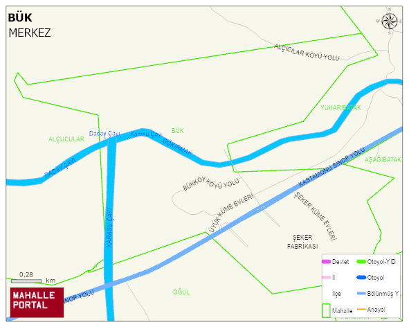 BÜK Köyü Haritası | Uydu Görüntüsü ve Harita Detayları