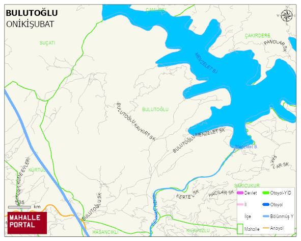 BULUTOĞLU Mahallesi Haritası | Mahalle Sokak Haritası