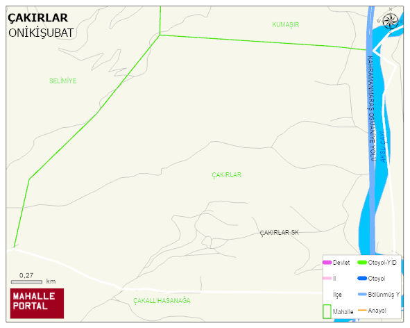 ÇAKIRLAR Mahallesi Haritası | İnteraktif Köy ve Mahalle Sınırları