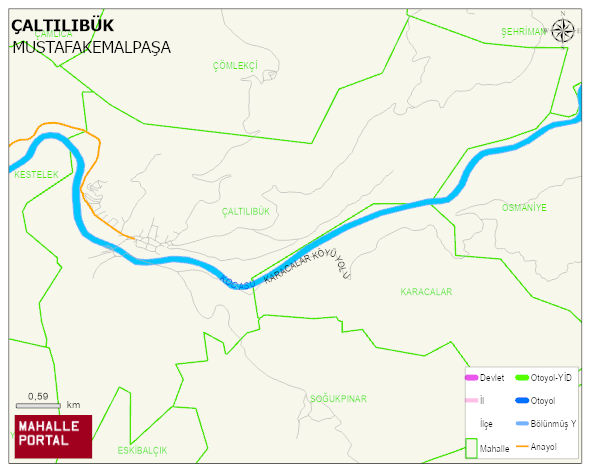 ÇALTILIBÜK Mahallesi Haritası | Uydu Görüntüsü ve Harita Detayları