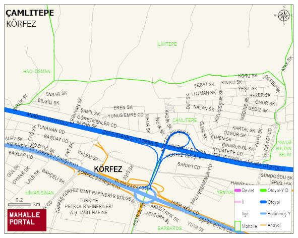 ÇAMLITEPE Mahallesi Haritası | İnteraktif Köy ve Mahalle Sınırları