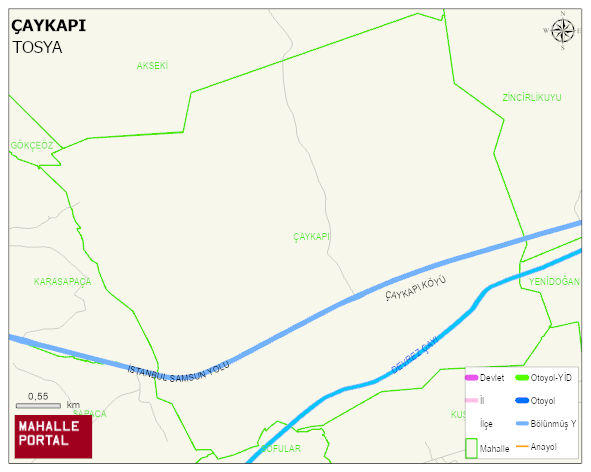 ÇAYKAPI Köyü Haritası | Uydu Görüntüsü ve Harita Detayları