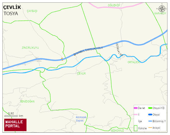 ÇEVLİK Köyü Haritası | İnteraktif Köy ve Mahalle Sınırları