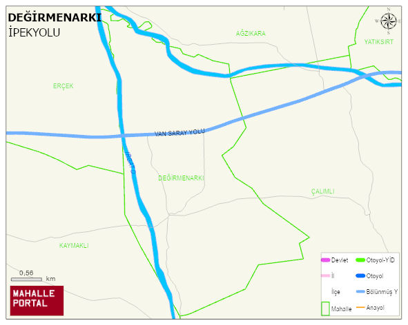 DEĞİRMENARKI Mahallesi Haritası | Sayısal Bölge Görünümü