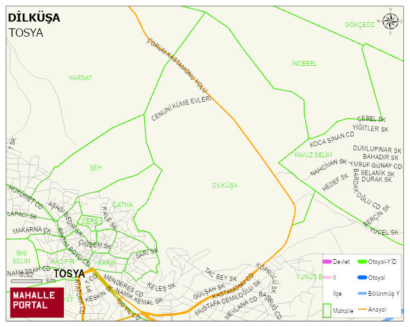 DİLKÜŞA Mahallesi Haritası | Mahalle Sokak Haritası