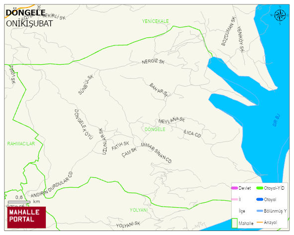 DÖNGELE Mahallesi Haritası | İnteraktif Köy ve Mahalle Sınırları