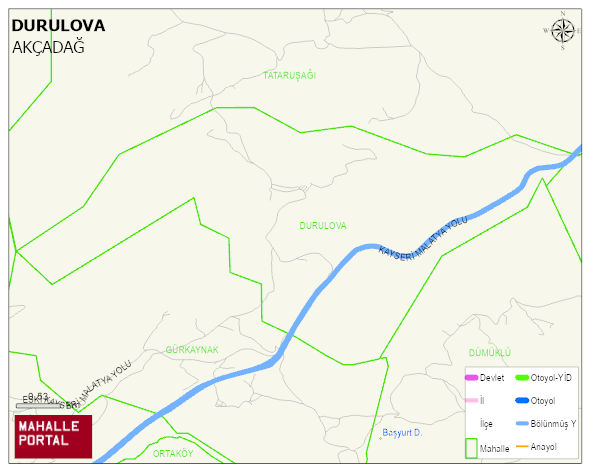 DURULOVA Mahallesi Haritası | Uydu Görüntüsü ve Harita Detayları
