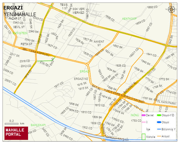 ERGAZİ Mahallesi Haritası | Uydu Görüntüsü ve Harita Detayları