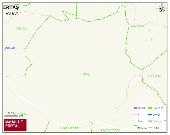 ERTAŞ Köyü Haritası | Güncel Mahalle ve Köy Haritası