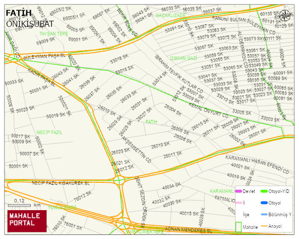 FATİH Mahallesi Haritası | Güncel Mahalle ve Köy Haritası