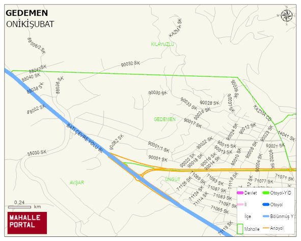 GEDEMEN Mahallesi Haritası | Güncel Mahalle ve Köy Haritası