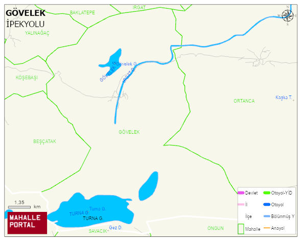 GÖVELEK Mahallesi Haritası | Güncel Mahalle ve Köy Haritası