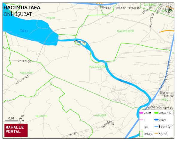 HACIMUSTAFA Mahallesi Haritası | Mahalle Sokak Haritası