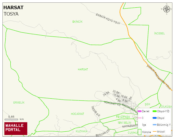 HARSAT Mahallesi Haritası | Uydu Görüntüsü ve Harita Detayları