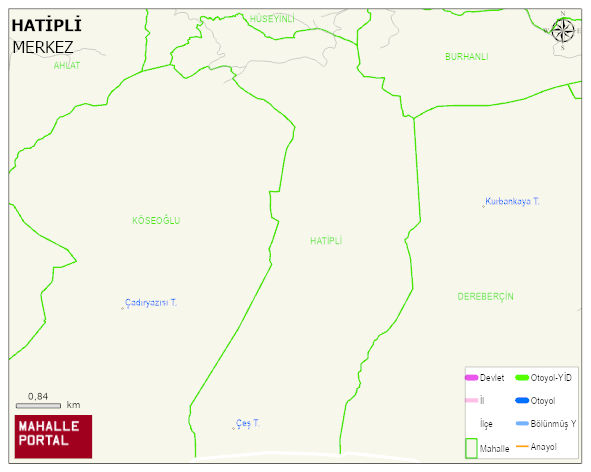 HATİPLİ Köyü Haritası | İnteraktif Köy ve Mahalle Sınırları