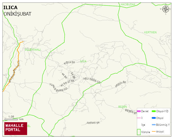 ILICA Mahallesi Haritası | İnteraktif Köy ve Mahalle Sınırları