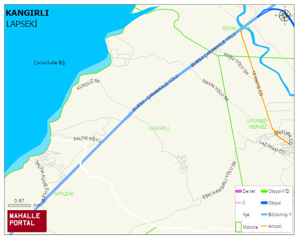 KANGIRLI Köyü Haritası | Detaylı Köy ve Mahalle Görünümü