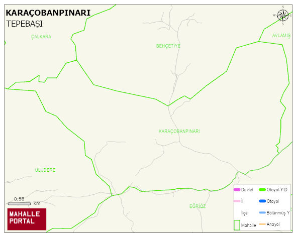 KARAÇOBANPINARI Mahallesi Haritası | Uydu Görüntüsü ve Harita Detayları