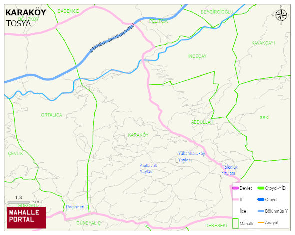 KARAKÖY Köyü Haritası | Uydu Görüntüsü ve Harita Detayları