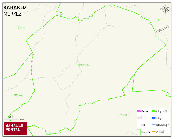 KARAKUZ Köyü Haritası | Uydu Görüntüsü ve Harita Detayları