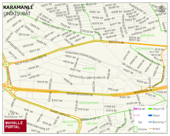 KARAMANLI Mahallesi Haritası | Uydu Görüntüsü ve Harita Detayları