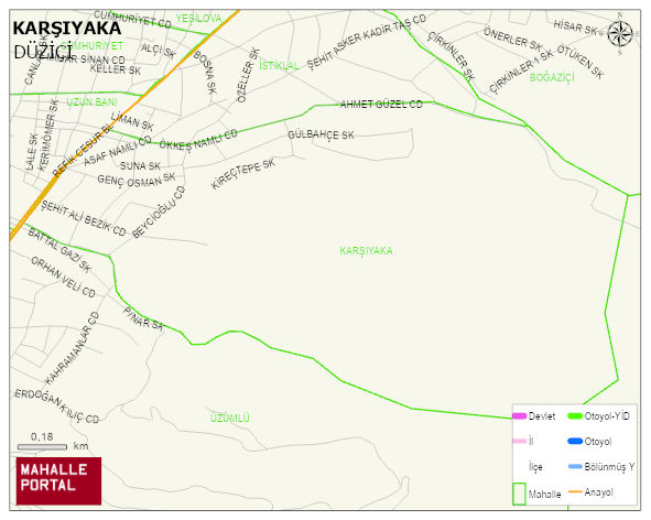 KARŞIYAKA Mahallesi Haritası | Güncel Mahalle ve Köy Haritası