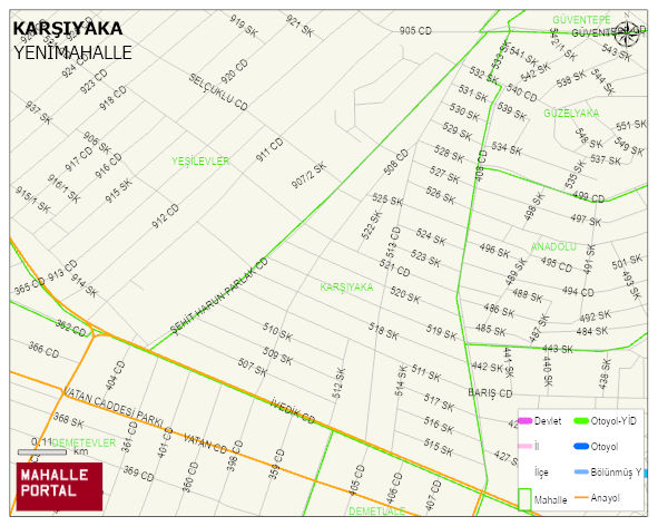 KARŞIYAKA Mahallesi Haritası | Uydu Görüntüsü ve Harita Detayları