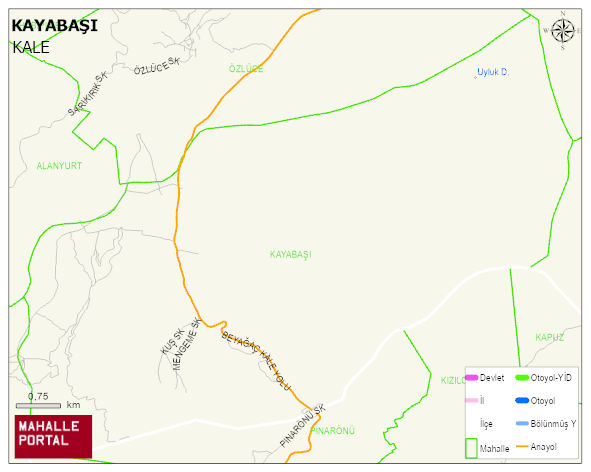 KAYABAŞI Mahallesi Haritası | İnteraktif Köy ve Mahalle Sınırları
