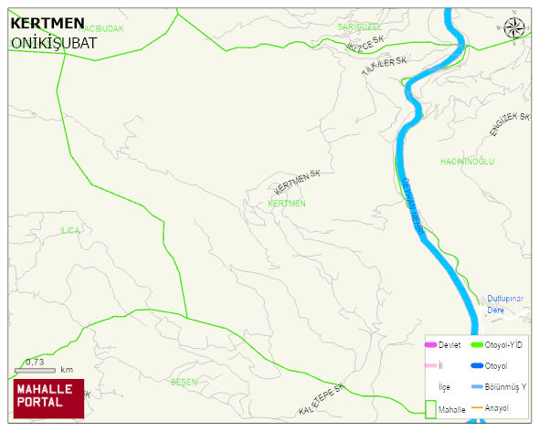 KERTMEN Mahallesi Haritası | İnteraktif Köy ve Mahalle Sınırları