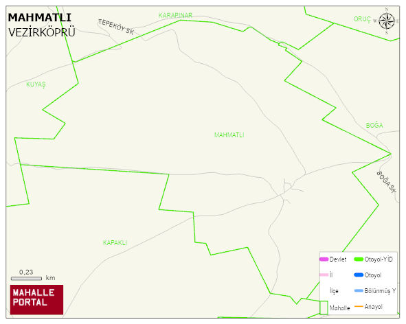 MAHMATLI Mahallesi Haritası | İnteraktif Köy ve Mahalle Sınırları