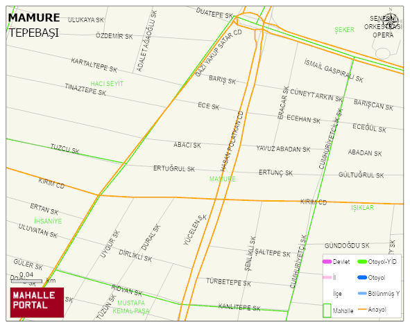 MAMURE Mahallesi Haritası | Güncel Mahalle ve Köy Haritası
