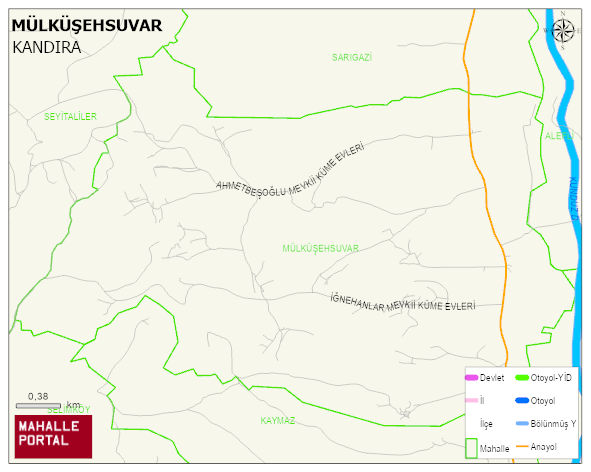 MÜLKÜŞEHSUVAR Mahallesi Haritası | Detaylı Köy ve Mahalle Görünümü