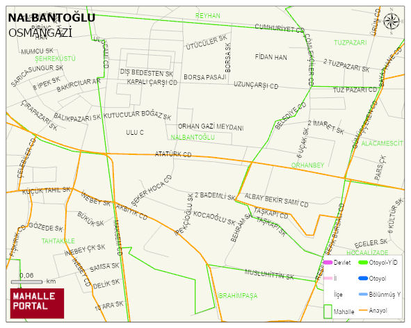 NALBANTOĞLU Mahallesi Haritası | İnteraktif Köy ve Mahalle Sınırları
