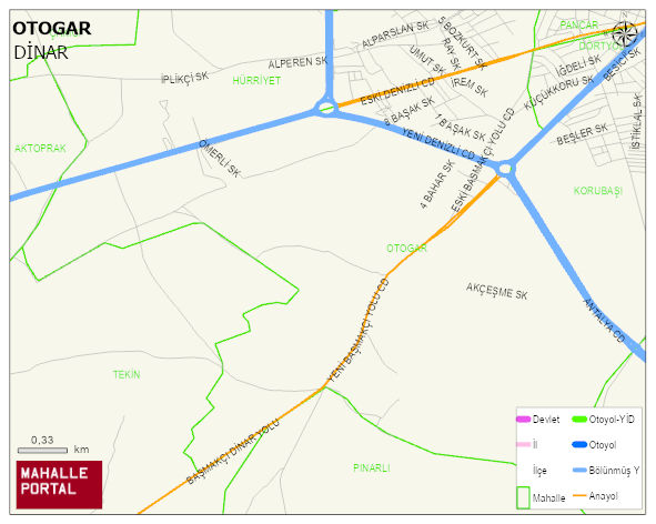 OTOGAR Mahallesi Haritası | Detaylı Köy ve Mahalle Görünümü