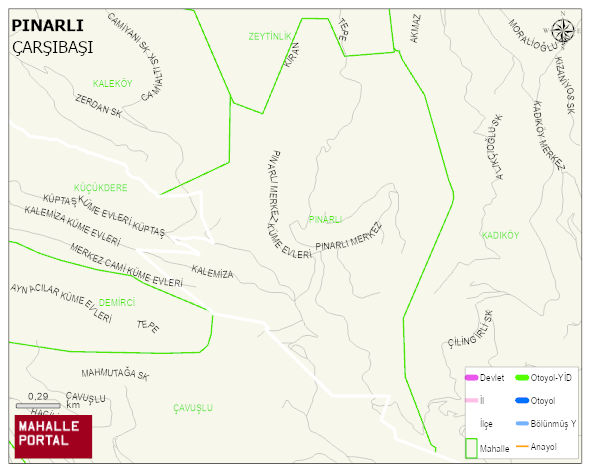 PINARLI Mahallesi Haritası | Uydu Görüntüsü ve Harita Detayları