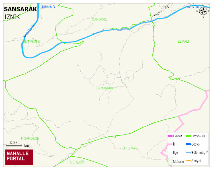 SANSARAK Mahallesi Haritası | Uydu Görüntüsü ve Harita Detayları