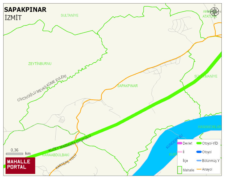 SAPAKPINAR Mahallesi Haritası | İnteraktif Köy ve Mahalle Sınırları