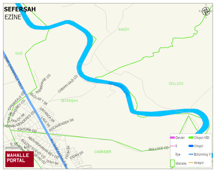 SEFERŞAH Mahallesi Haritası | Yükselti ve Doğa Özellikleri