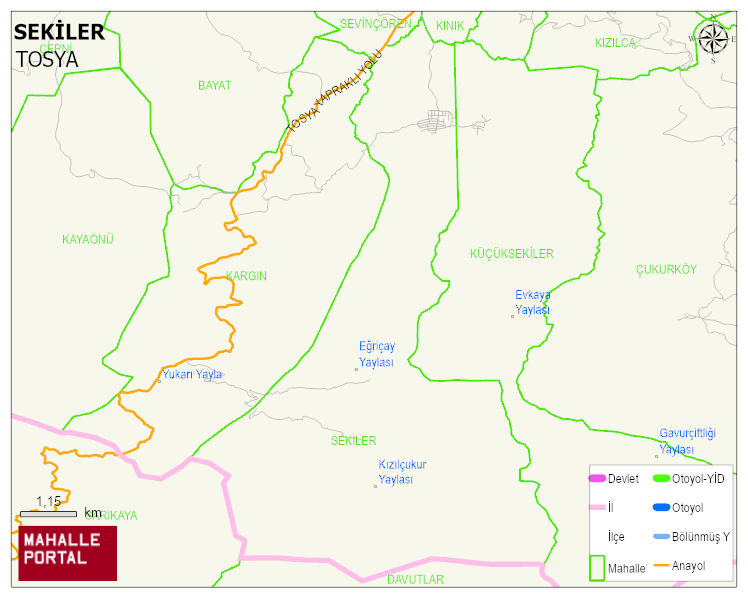 SEKİLER Köyü Haritası | Coğrafi Yapı ve Detaylı Haritası