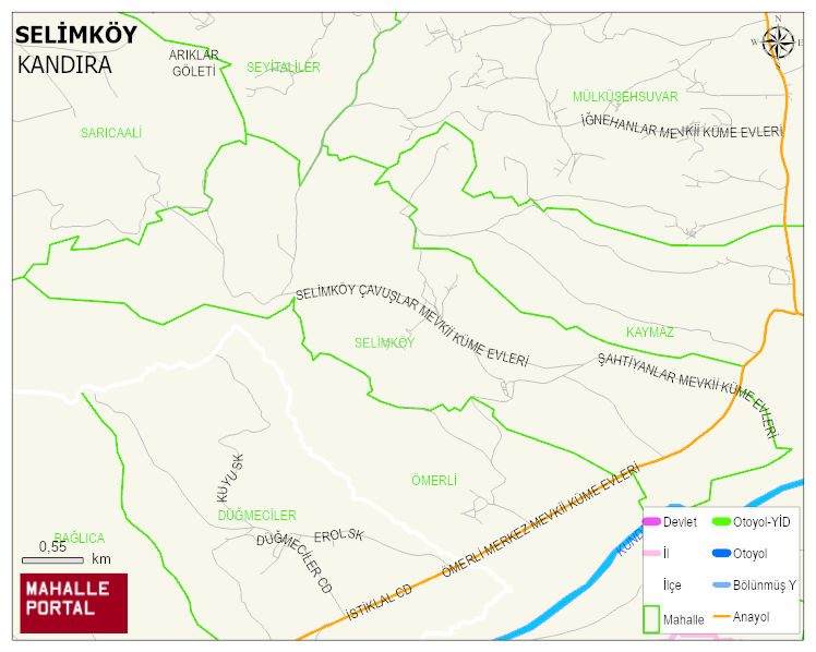 SELİMKÖY Mahallesi Haritası | İnteraktif Köy ve Mahalle Sınırları