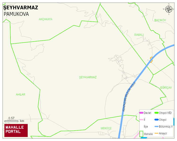 ŞEYHVARMAZ Mahallesi Haritası | Coğrafi Yapı ve Detaylı Haritası