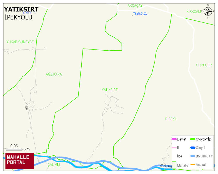 YATIKSIRT Mahallesi Haritası | İnteraktif Köy ve Mahalle Sınırları